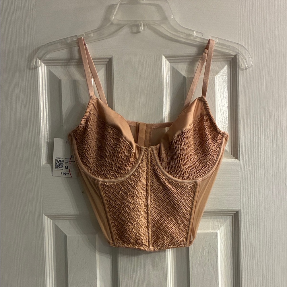 Forever 21 Women's Bustier Crop Top